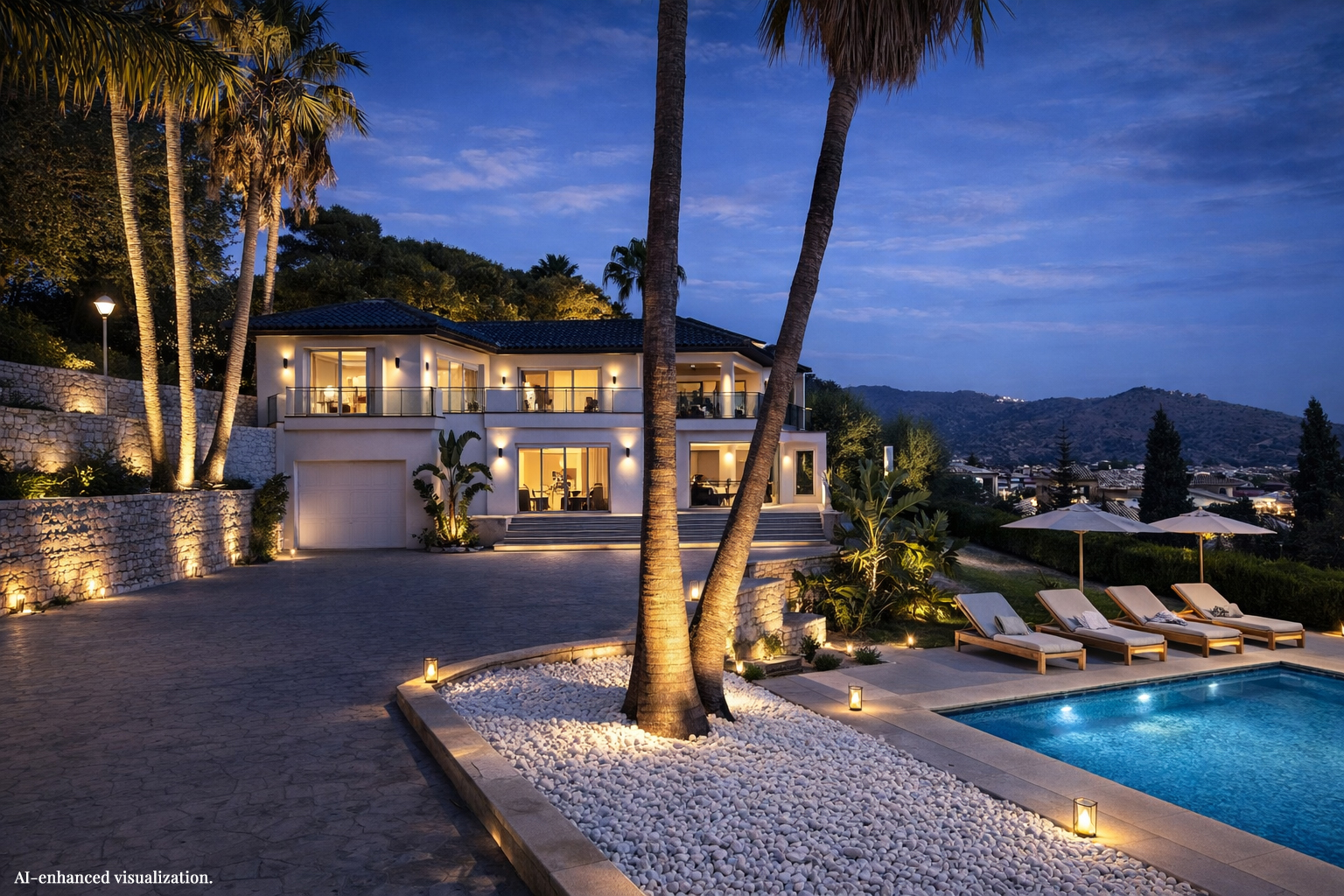 Villa with sea views in Hacienda Las Chapas