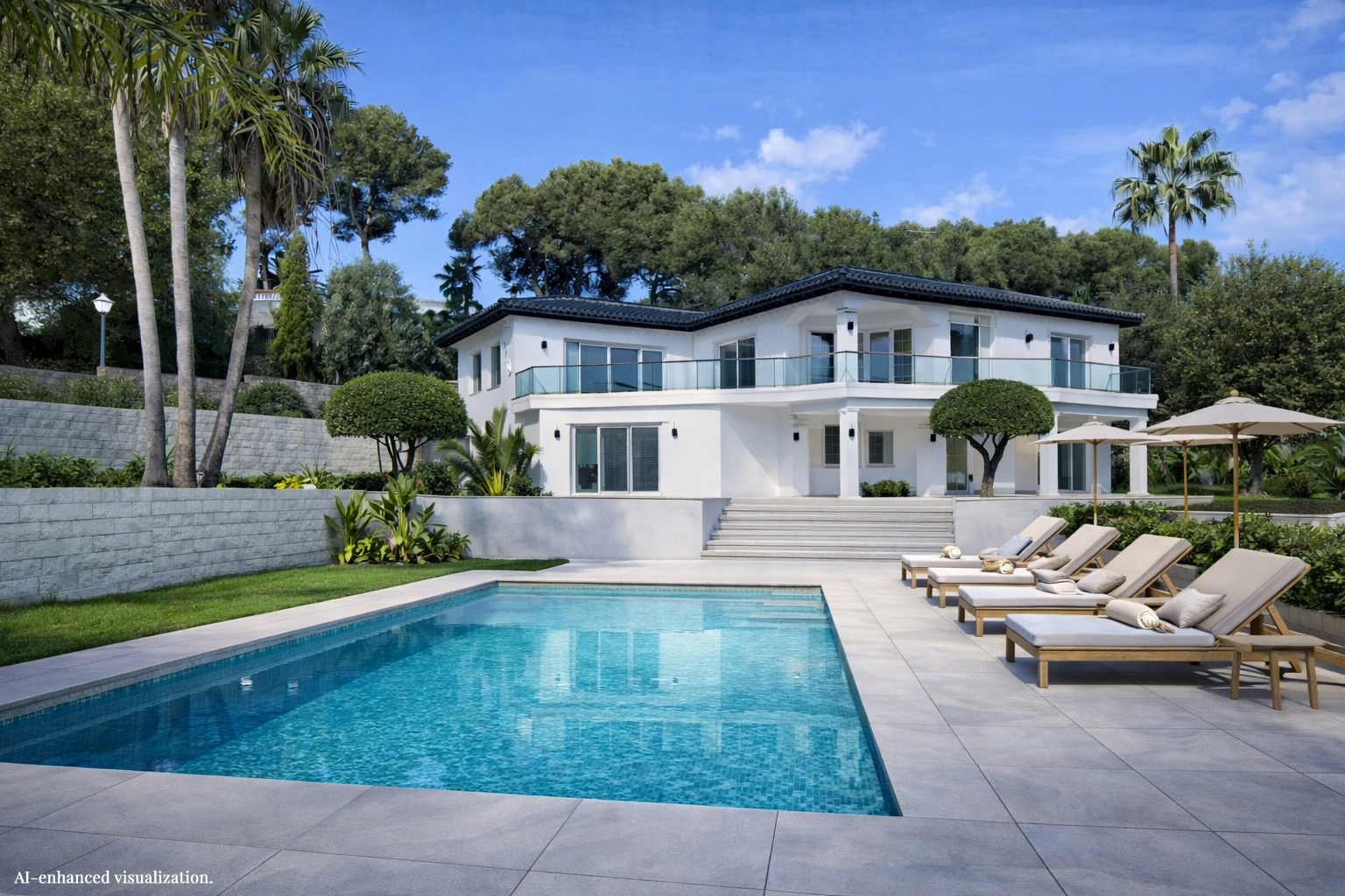 Villa with sea views in Hacienda Las Chapas